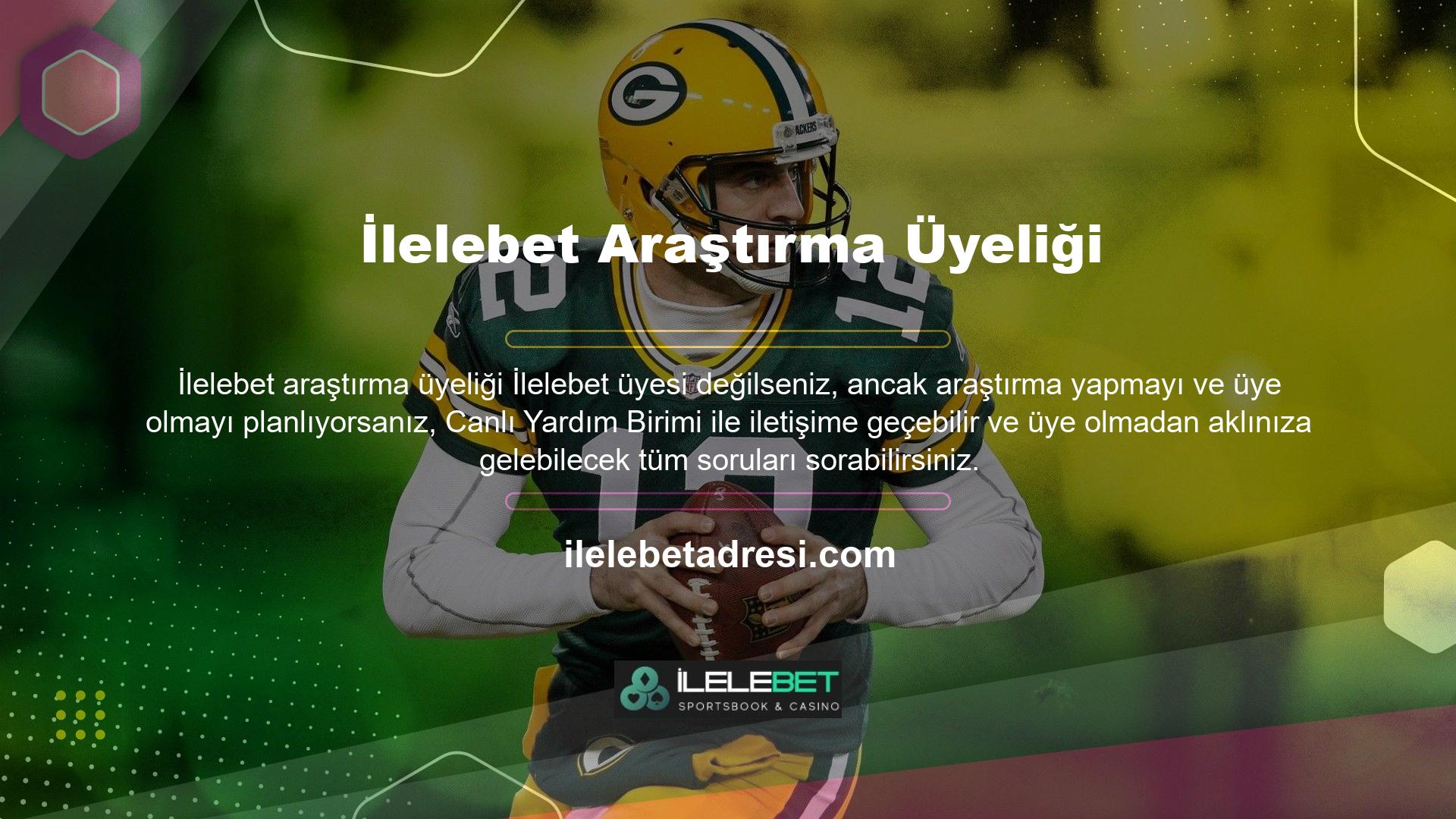 İlelebet sayfasının sağ altındaki canlı sohbeti başlatarak İlelebet ile ilgili tüm sorularınızın cevaplarını bulabilirsiniz